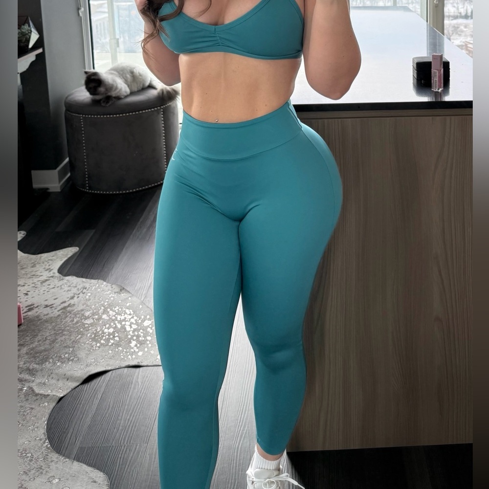 Gymshark Power Short Leggings Bondi Teal